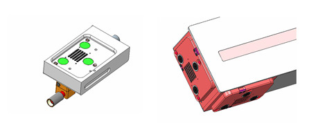 Schéma a princip Quick-change adaptéru